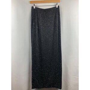 Women’s NWT Caché Black Beaded Skirt Size 6